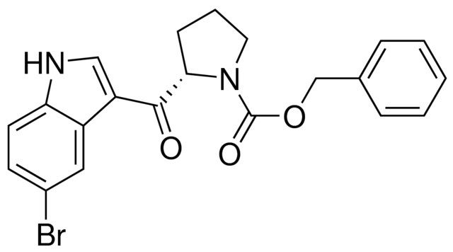 Benzyl (<i>S</i>)-2-(5-bromo-1<i>H</i>-indole-3-carbonyl)pyrrolidine-1-carboxylate