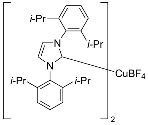 Bis(1,3-bis(2,6-diisopropylphenyl)imidazol-2-ylidene)copper(I) tetrafluoroborate