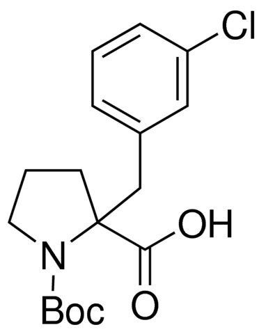 Boc-α-(3-chlorobenzyl)-<sc>DL</sc>-Pro-OH