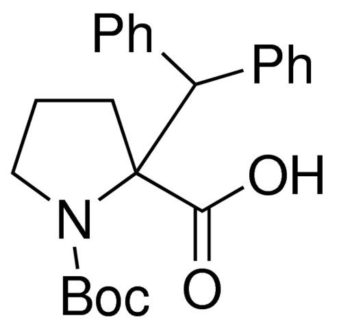 Boc-α-(diphenylmethyl)-<sc>DL</sc>-Pro-OH