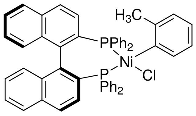 <i>cis</i>-[2,2′-Bis(diphenylphosphino)-1,1′-binaphthyl](2-methylphenyl)nickel(II) chloride