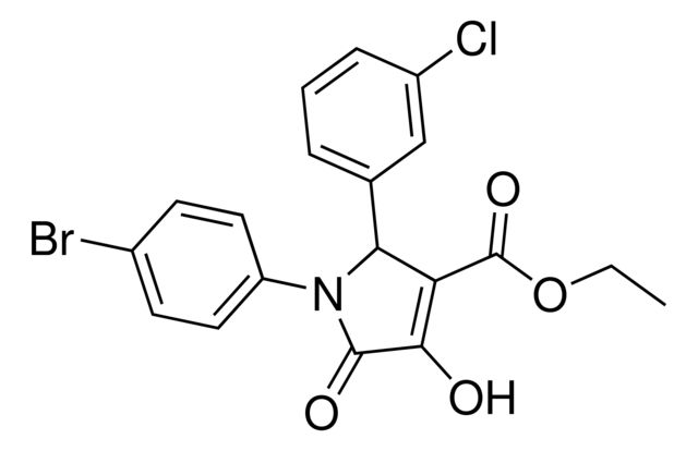Ethyl 1-(4-bromophenyl)-2-(3-chlorophenyl)-4-hydroxy-5-oxo-2,5-dihydro-1H-pyrrole-3-carboxylate