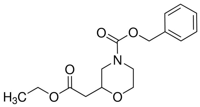 Benzyl 2-(2-ethoxy-2-oxoethyl)-4-morpholinecarboxylate