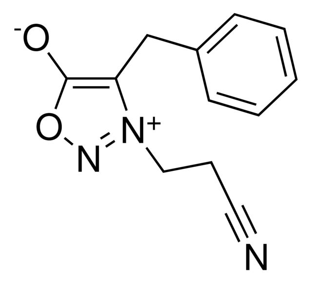 4-Benzyl-3-(2-cyanoethyl)-1,2,3-oxadiazol-3-ium-5-olate