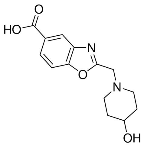 2-[(4-Hydroxy-1-piperidinyl)methyl]-1,3-benzoxazole-5-carboxylic acid