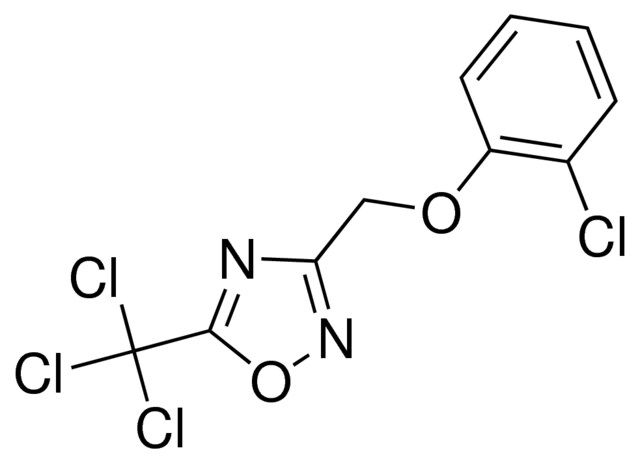 3-[(2-Chlorophenoxy)methyl]-5-(trichloromethyl)-1,2,4-oxadiazole