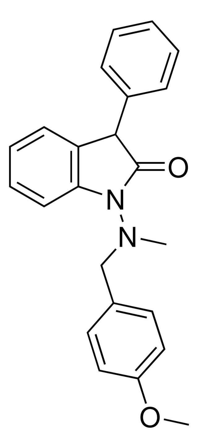 1-[(4-Methoxybenzyl)(methyl)amino]-3-phenyl-1,3-dihydro-2H-indol-2-one