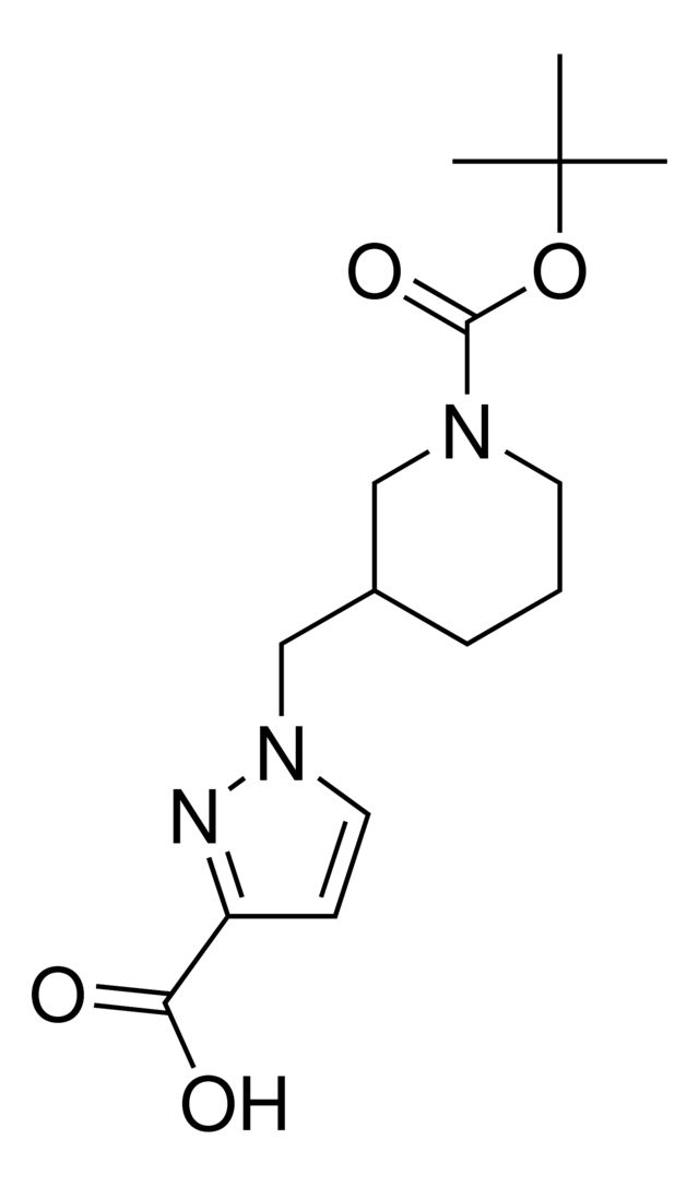 1-((1-(<i>tert</i>-Butoxycarbonyl)piperidin-3-yl)methyl)-1<i>H</i>-pyrazole-3-carboxylic acid
