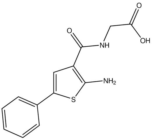 <i>N</i>-[(2-Amino-5-phenyl-3-thienyl)carbonyl]glycine