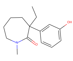 3-Ethyl-3-(3-hydroxyphenyl)-1-methylazepan-2-one