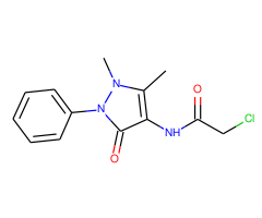 N-(2,3-dimethyl-5-oxo-1-phenyl(3-pyrazolin-4-yl))-2-chloroethanamide, 98%