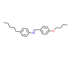 p-Butoxybenzylidene p-Pentylaniline