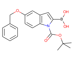 (5-(Benzyloxy)-1-(tert-butoxycarbonyl)-1H-indol-2-yl)boronic acid