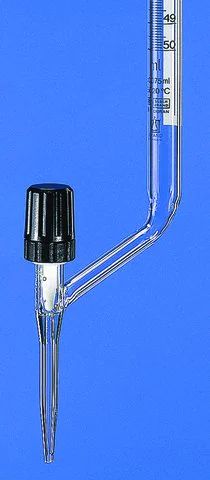 BRAND<sup>®</sup> SILBERBRAND burette, lateral stopcock