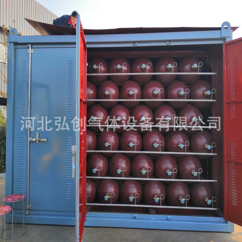 集中供气CNG气瓶组图片