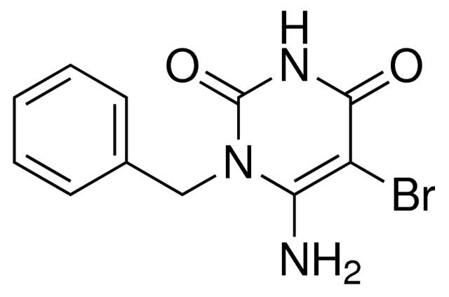 6-Amino-1-benzyl-5-bromo-1<i>H</i>-pyrimidine-2,4-dione