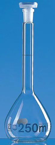 BRAND<sup>®</sup> volumetric flask BLAUBRAND<sup>®</sup> class A DE-M marking