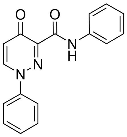 4-Oxo-<i>N</i>,1-diphenyl-1,4-dihydro-3-pyridazinecarboxamide