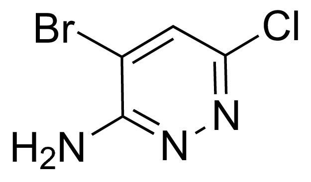 3-Amino-4-bromo-6-chloropyridazine