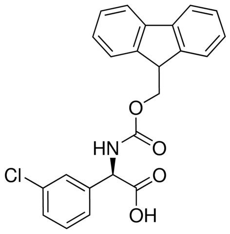 (<i>R</i>)-(3-Chloro-phenyl)-[(9<i>H</i>-fluoren-9-ylmethoxycarbonylamino)]-acetic acid