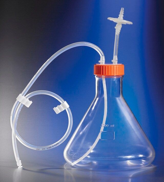 Corning<sup>®</sup> Erlenmeyer flask, with aseptic connector