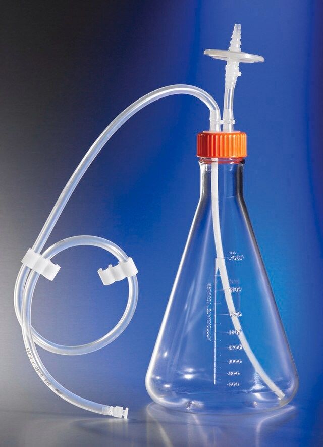 Corning<sup>®</sup> Erlenmeyer flask, with aseptic connector