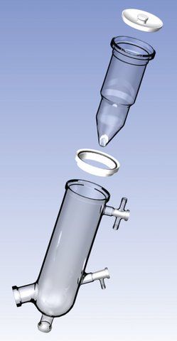 Ace rotary evaporator condenser complete "C" assembly