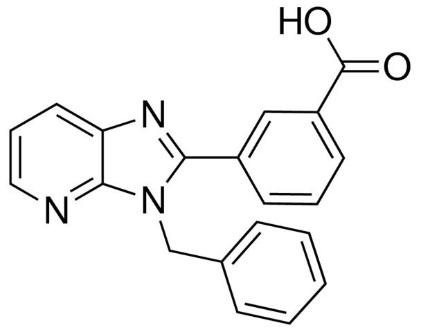 3-(3-BENZYL-3H-IMIDAZO[4,5-B]PYRIDIN-2-YL)BENZOIC ACID