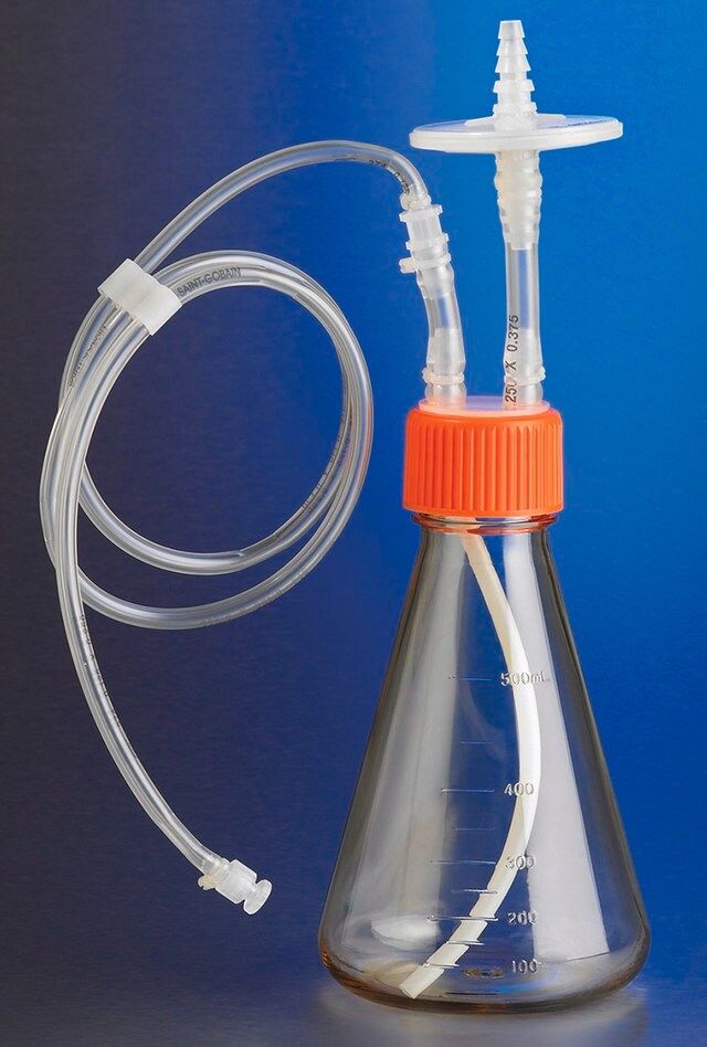 Corning<sup>®</sup> Erlenmeyer flask, with aseptic connector