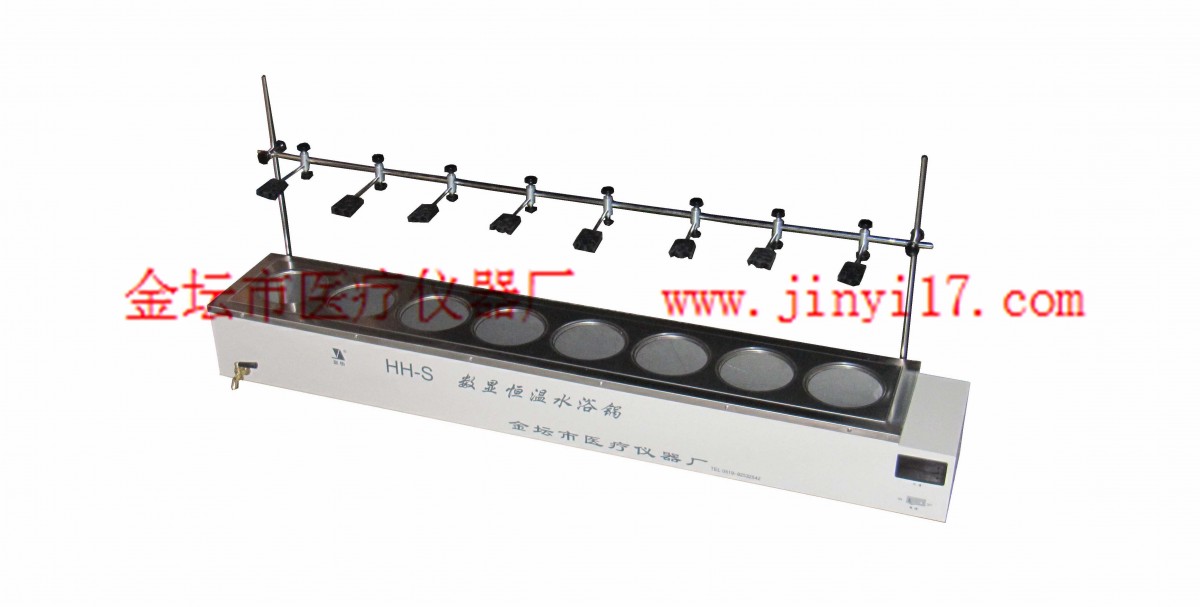 HH-S11.8数显单列八孔水浴锅图片