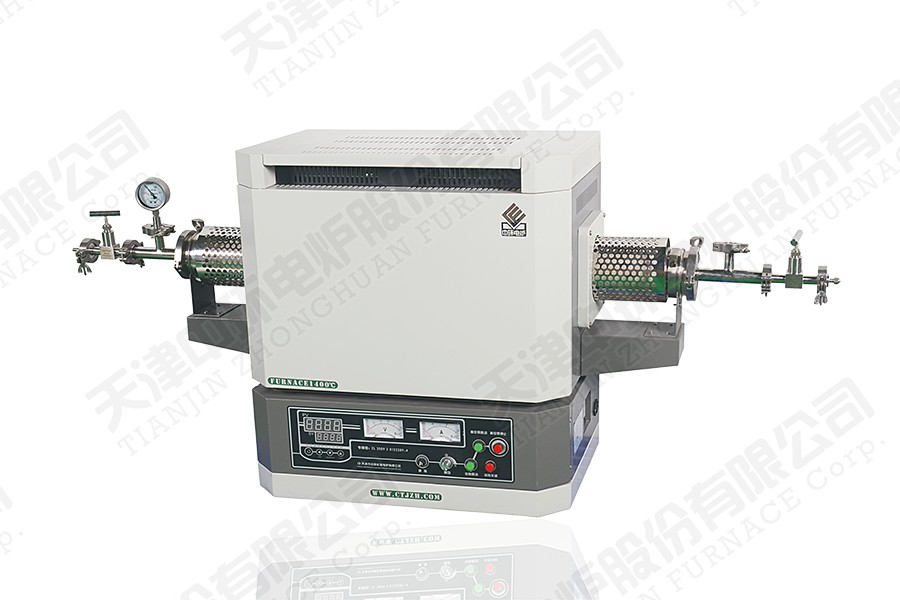 1800℃单温区真空气氛管式电炉图片