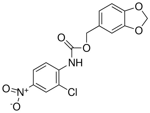 PIPERONYL N-(2-CHLORO-4-NITROPHENYL)CARBAMATE