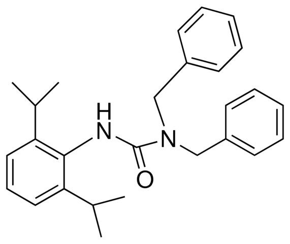 1,1-DIBENZYL-3-(2,6-DIISOPROPYLPHENYL)UREA