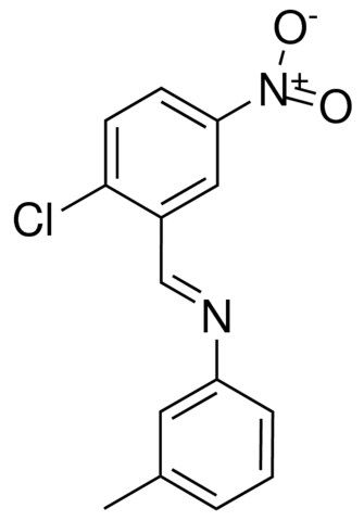N-(2-CHLORO-5-NITROBENZYLIDENE)-M-TOLUIDINE
