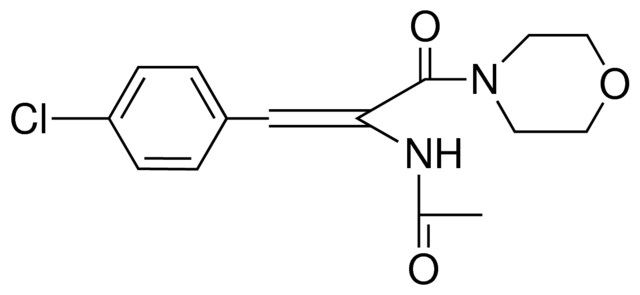 N-(2-(4-CHLORO-PHENYL)-1-(MORPHOLINE-4-CARBONYL)-VINYL)-ACETAMIDE