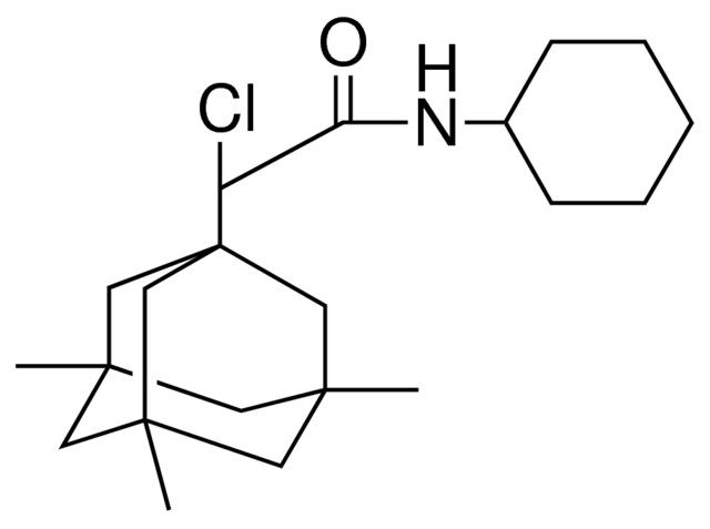 N-(CYCLOHEXYL)-ALPHA-CHLORO-3,5,7-TRIMETHYL-1-ADAMANTANE-ACETAMIDE