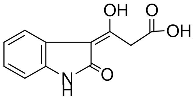 3-HYDROXY-3-(2-OXO-1,2-DIHYDRO-INDOL-3-YLIDENE)-PROPIONIC ACID