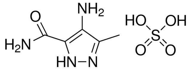 4-AMINO-3-METHYL-5-PYRAZOLECARBOXAMIDE SULFATE