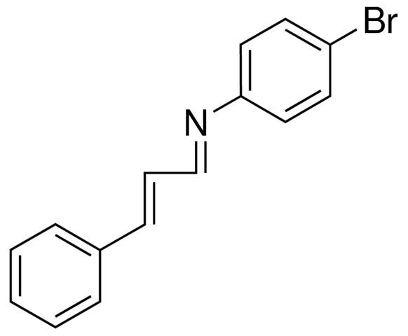 4-BROMO-N-(CINNAMYLIDENE)ANILINE