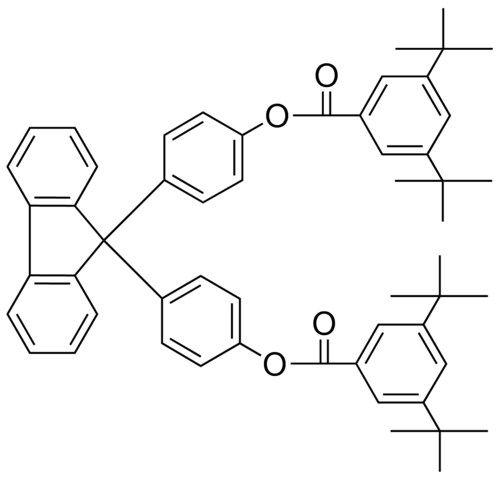 4-(9-{4-[(3,5-DITERT-BUTYLBENZOYL)OXY]PHENYL}-9H-FLUOREN-9-YL)PHENYL 3,5-DITERT-BUTYLBENZOATE