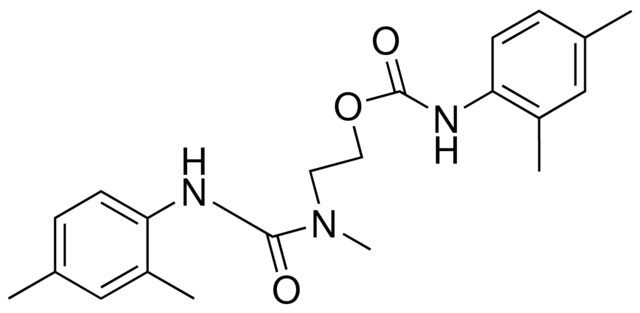 2-(1-METHYL-3-(2,4-XYLYL)UREIDO)ETHYL N-(2,4-XYLYL)CARBAMATE