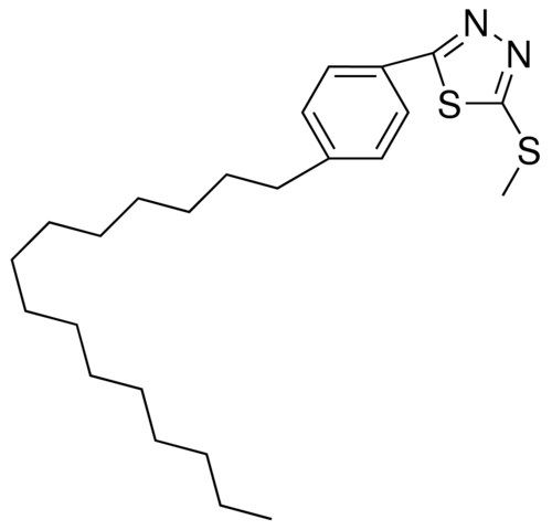 2-METHYLTHIO-5-(4-PENTADECYLPHENYL)-1,3,4-THIADIAZOLE
