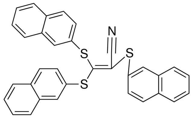 2,3,3-TRIS(2-NAPHTHYLTHIO)ACRYLONITRILE
