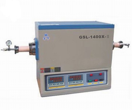 1400℃双温区真空气氛管式炉GSL-1400X-II图片