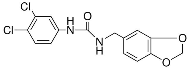 1-BENZO(1,3)DIOXOL-5-YLMETHYL-3-(3,4-DICHLORO-PHENYL)-UREA
