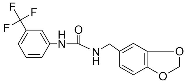 1-BENZO(1,3)DIOXOL-5-YLMETHYL-3-(3-TRIFLUOROMETHYL-PHENYL)-UREA