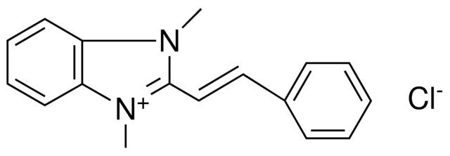 1,3-DIMETHYL-2-STYRYL-3H-BENZOIMIDAZOL-1-IUM, CHLORIDE