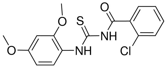 1-(2-CHLOROBENZOYL)-3-(2,4-DIMETHOXYPHENYL)-2-THIOUREA