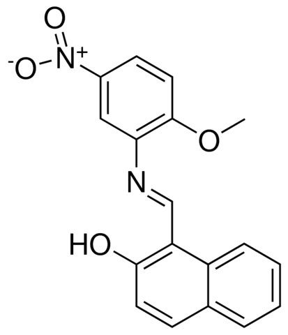 1-(2-METHOXY-5-NITROPHENYLIMINOMETHYL)-2-NAPHTHOL