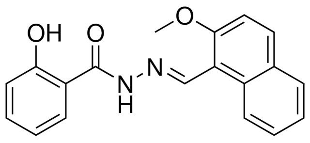 2-HYDROXY-BENZOIC ACID (2-METHOXY-NAPHTHALEN-1-YLMETHYLENE)-HYDRAZIDE